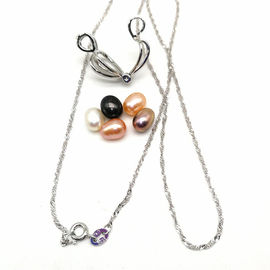 Amazing christmas day pearl jewelry -DIY 5 pearls jewelry kit-wish pearl gift set